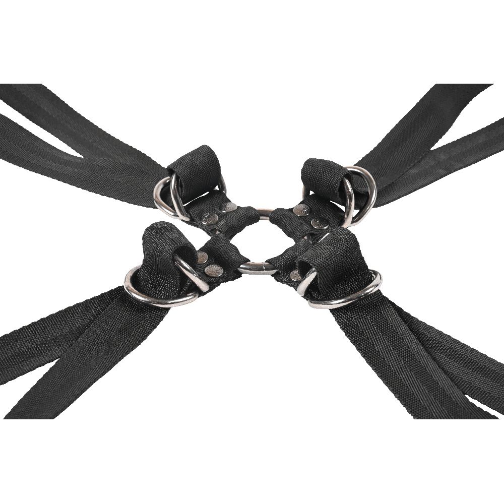 Velvet Noir Adjustable Hog Tie & Cuff Set