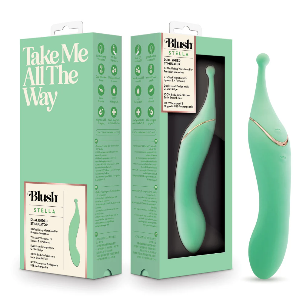 Stella Dual Stim Vibrator - Green