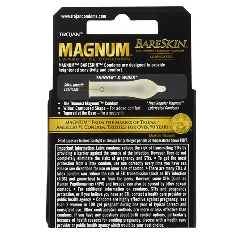 Magnum Bareskin Condom 3-pack