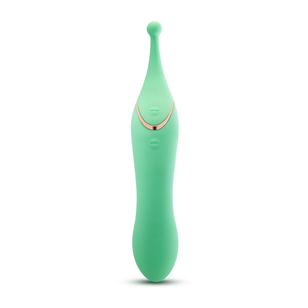 Stella Dual Stim Vibrator - Green