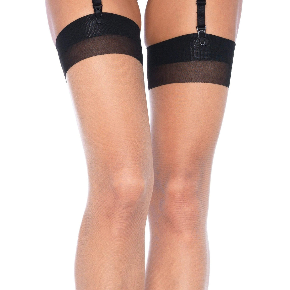 Cuban Heel Backseam Stockings - One Size Fits Most