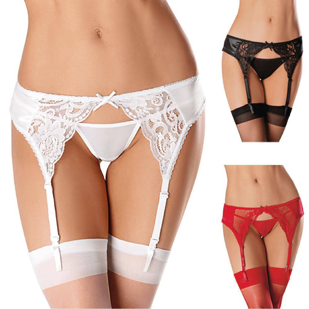 Lace and Satin Garterbelt