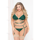 Kiss of Envy Three-Piece Bra Set - Queen Size