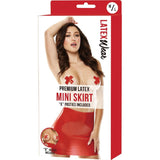 Latex Mini Skirt and Pasties Set