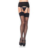 Sheer Garter Belt and Stocking Set