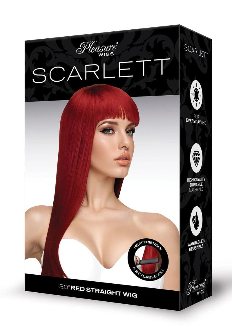Scarlett Red Long Stylable Wig
