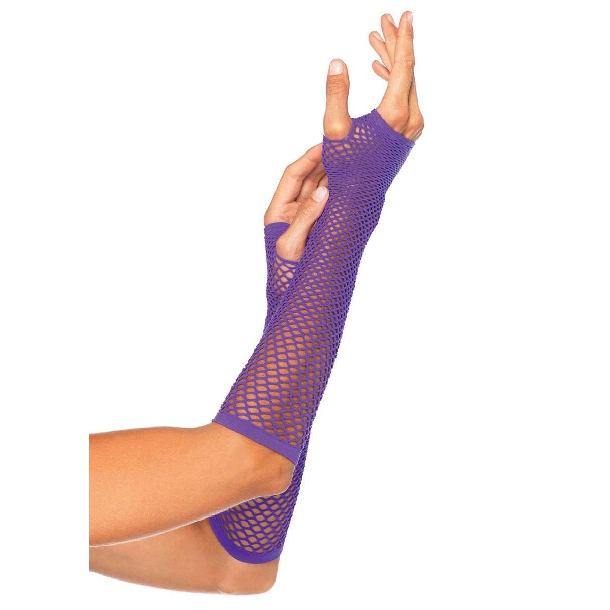 Triangle Net Fingerless Gloves