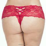 Lace Up Boyshort - Curvy