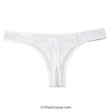 Pearl Thong White - One Size Fits Most