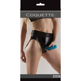 Wet Look Harness Thong - One Size Fits Most