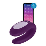 Double Joy App Controlled Vibrator Violet