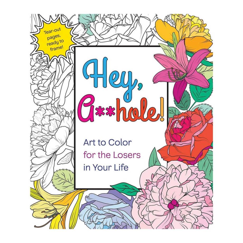 Hey Asshole Coloring Book