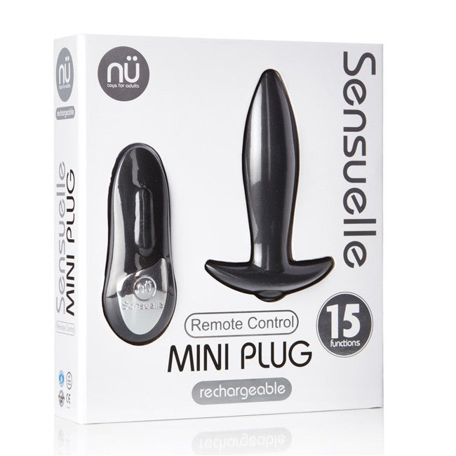 Sensuelle Remote Control Rechargeable Mini Butt Plug