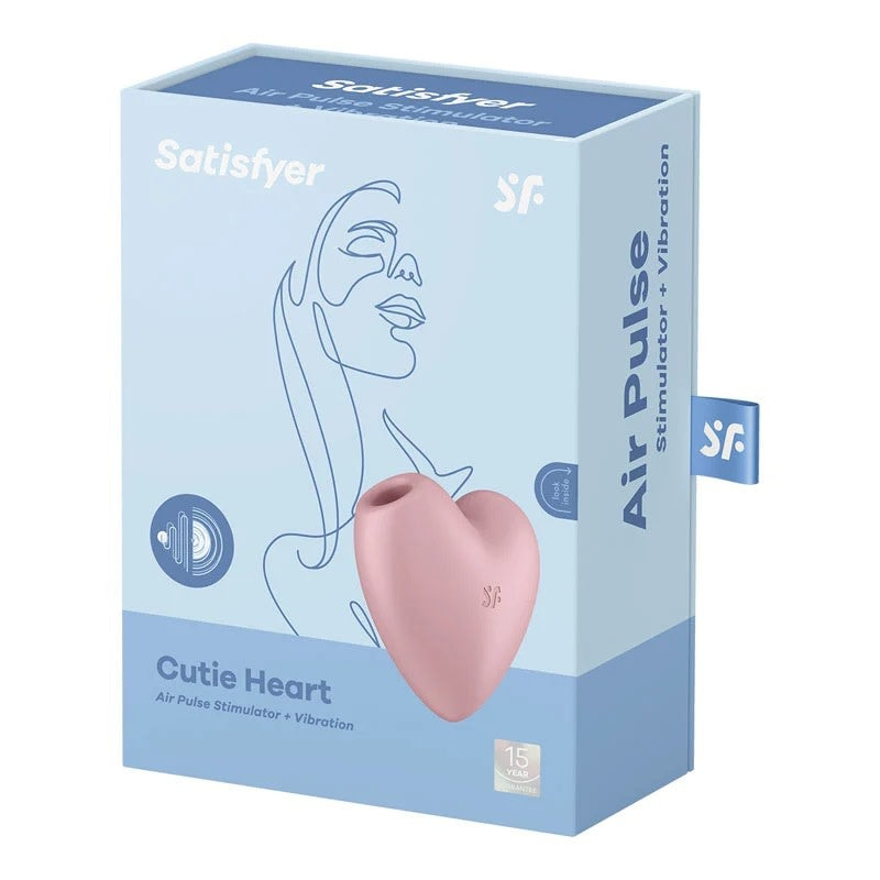 Cutie Heart Pleasure Air Vibrator - Pink