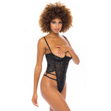 Shelf Cup Strappy Back Lace Teddy