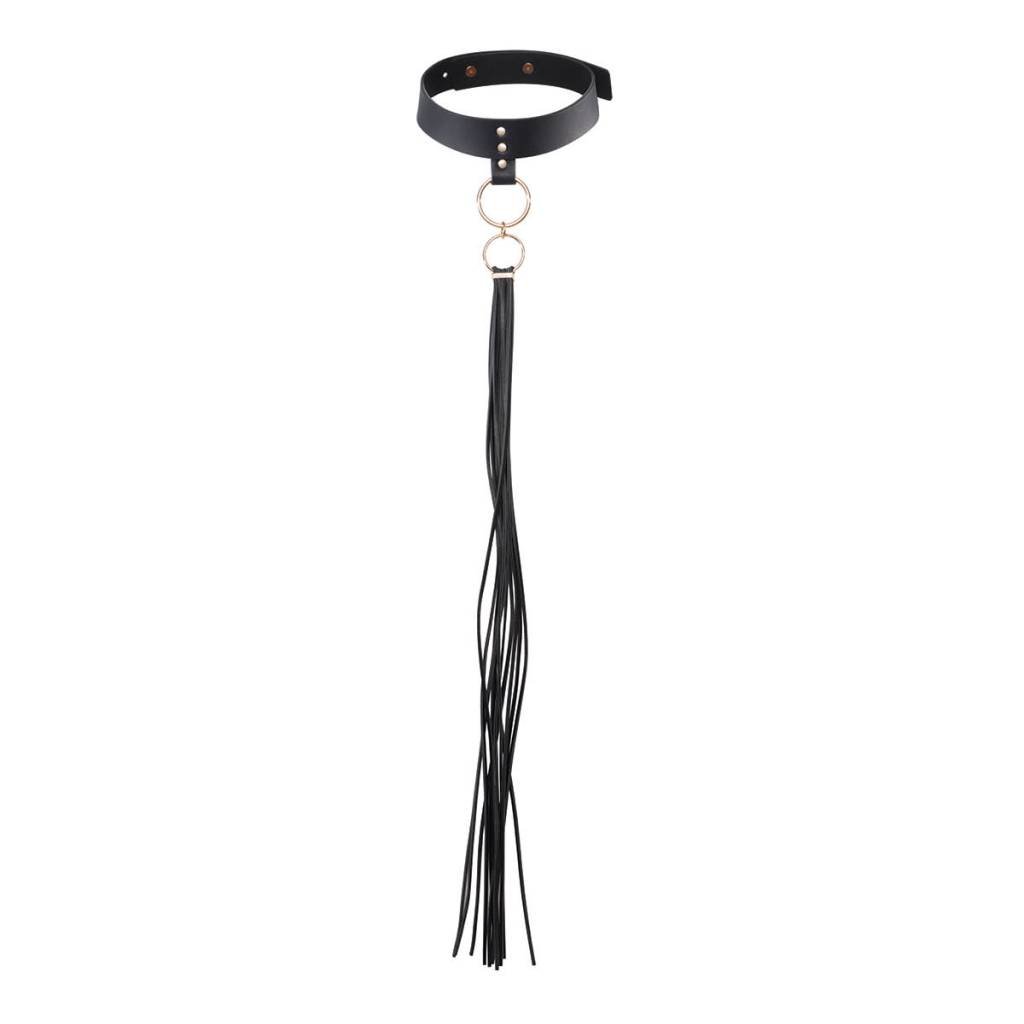 Maze Tassle Choker Black