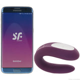 Double Joy App Controlled Vibrator Violet