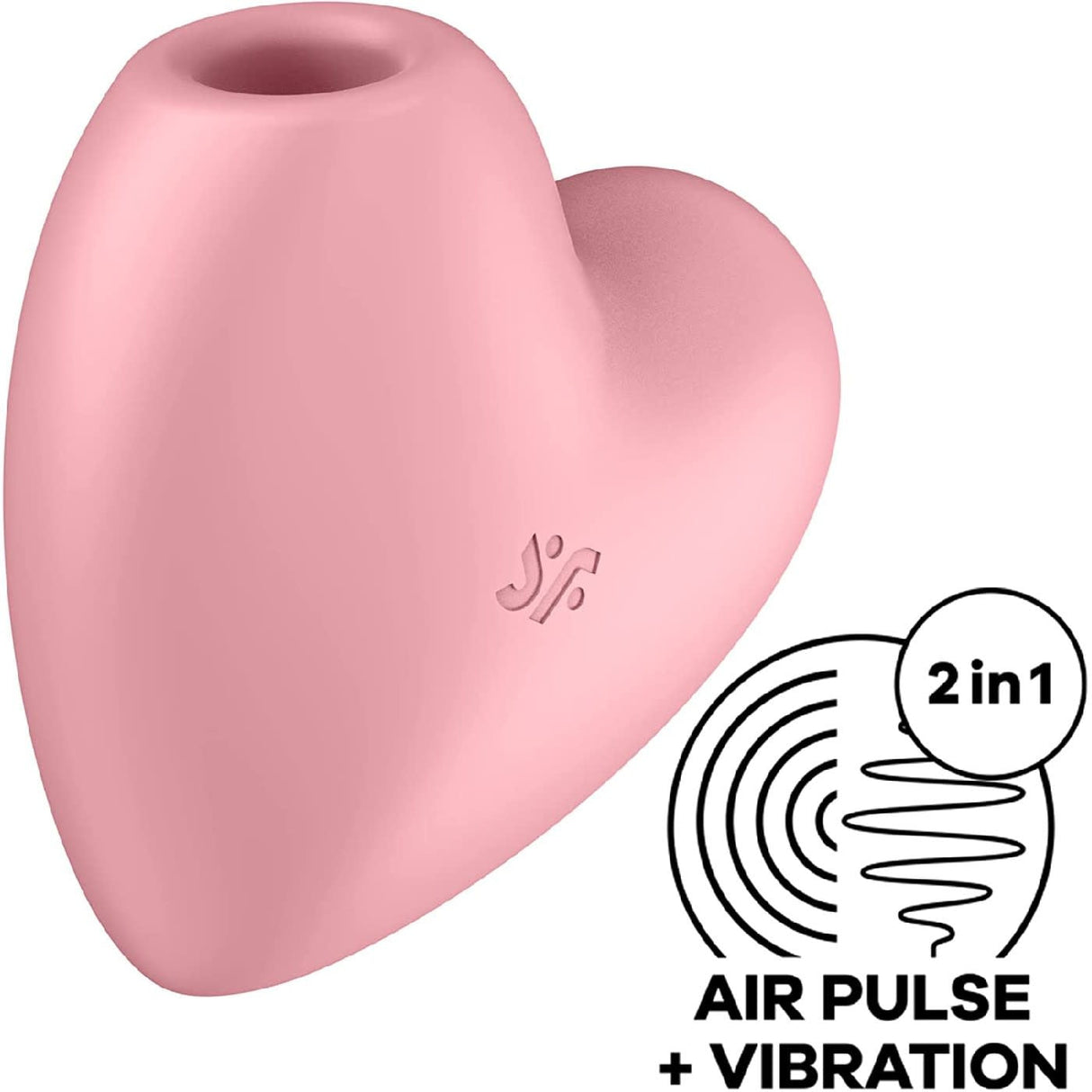 Cutie Heart Pleasure Air Vibrator - Pink