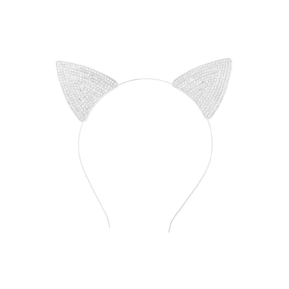 Cat Ears Headband - Silver