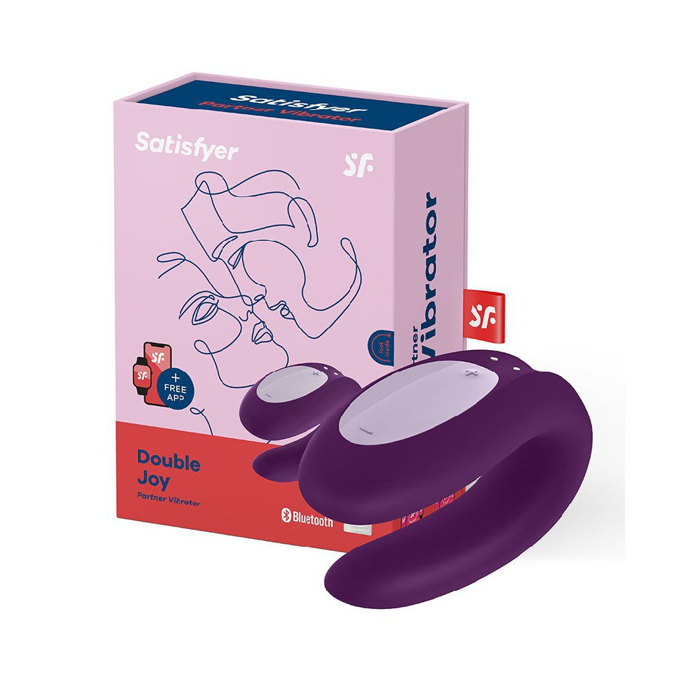 Double Joy App Controlled Vibrator Violet