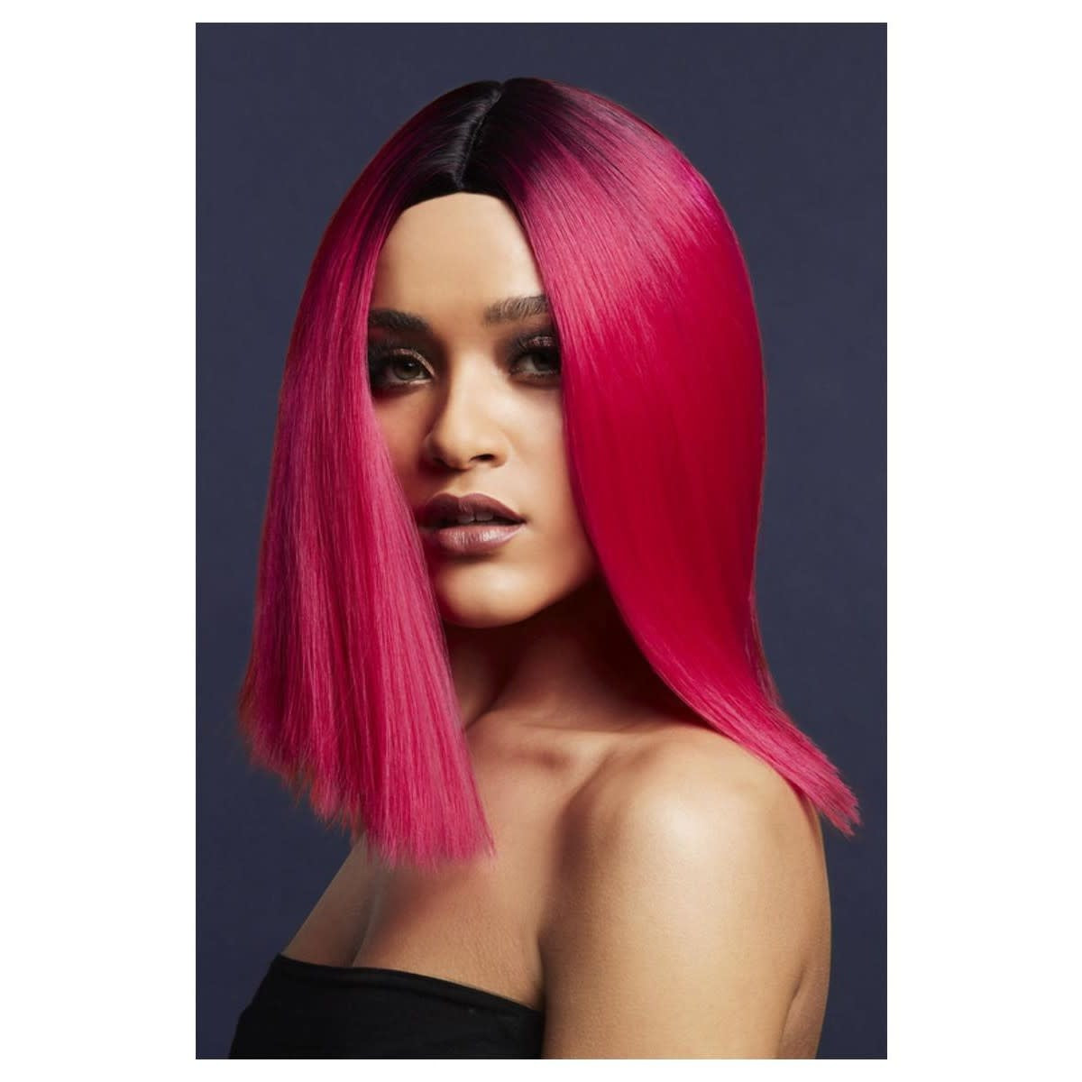 Bright Magenta Two Tone Kylie Wig