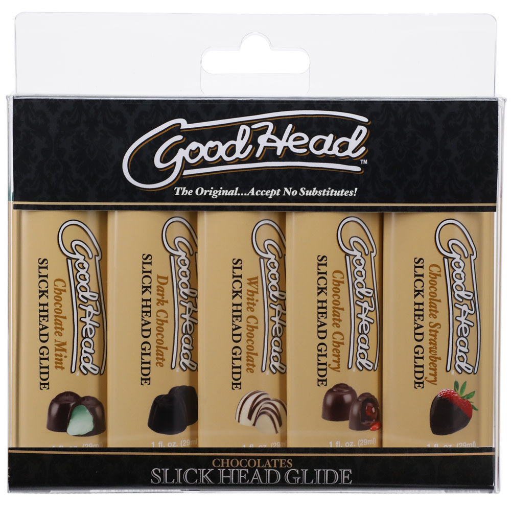 GoodHead Slick Head Glide - Chocolates 5-Pack