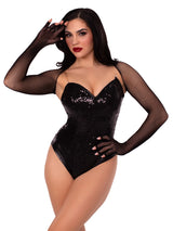Fishnet Fingerless Gloved Shrug - One Size Fits Most