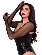 Fishnet Fingerless Gloved Shrug - One Size Fits Most