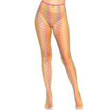 Ombre Rainbow Woven Net Tights - One Size Fits Most