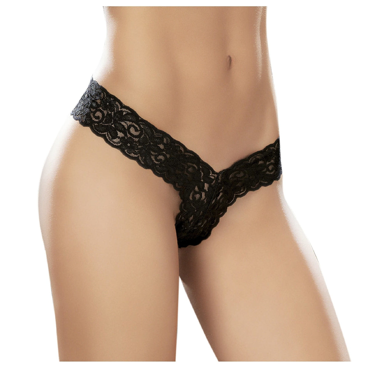 Low Rise Lace Thong