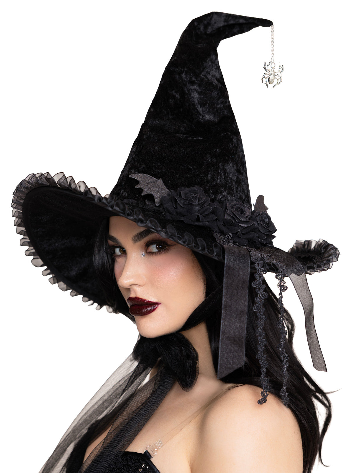 Dark Lolita Velvet Witch Hat