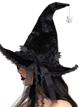 Dark Lolita Velvet Witch Hat