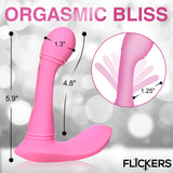 FLICKERS Flicking G-Spot Vibrator w/Remote