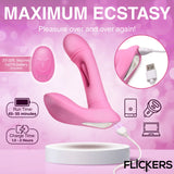 FLICKERS Flicking G-Spot Vibrator w/Remote