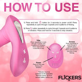 FLICKERS Flicking G-Spot Vibrator w/Remote