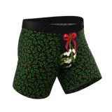 Kiss Me There Mistletoe Pouch Boxer Brief