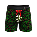 Kiss Me There Mistletoe Pouch Boxer Brief