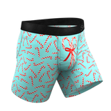 Peppermint Cane Pouch Boxer Brief