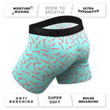 Peppermint Cane Pouch Boxer Brief