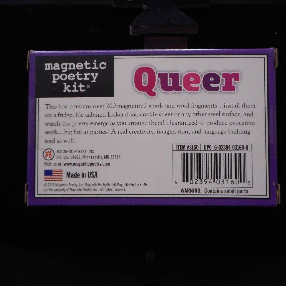 Magnetic Poetry Kit Queer Edition