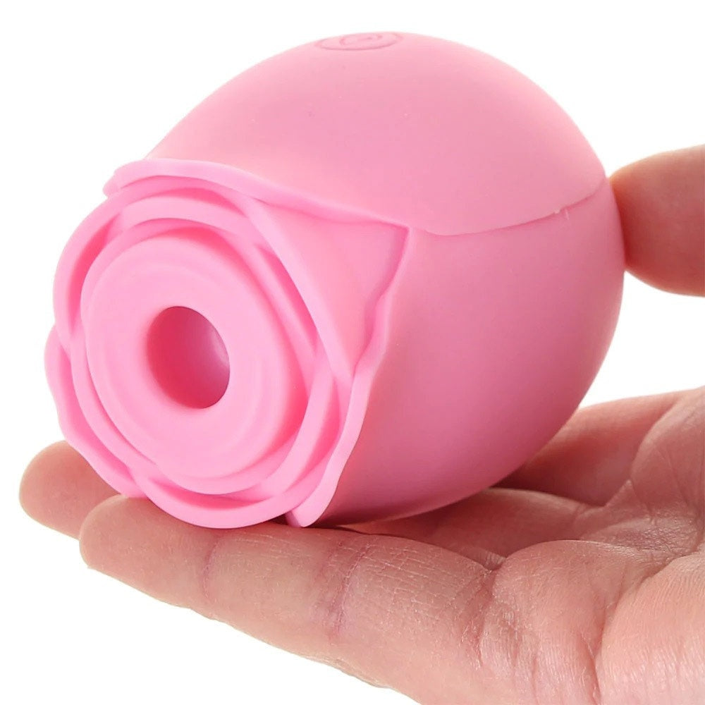 The Rose Bloomgasm Suction Vibrator - Pink