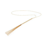 Magnifique Chain Whip Necklace - Gold