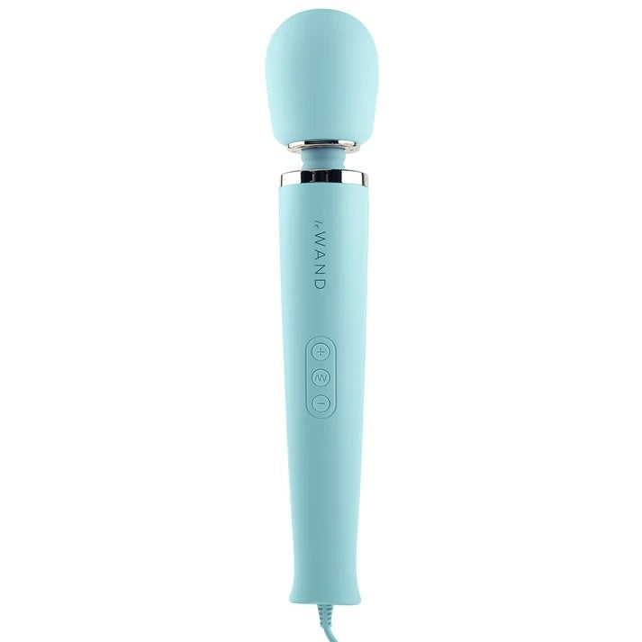 Le Wand Powerful Plug-In Vibrating Massager - Sky Blue