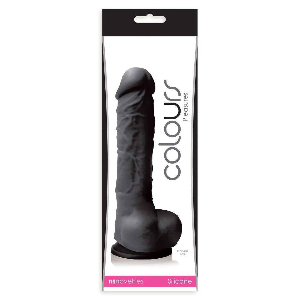 Colours Pleasures 5 inch Dildo - Black