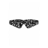 Printed Eye Mask - Love Street Art - Black