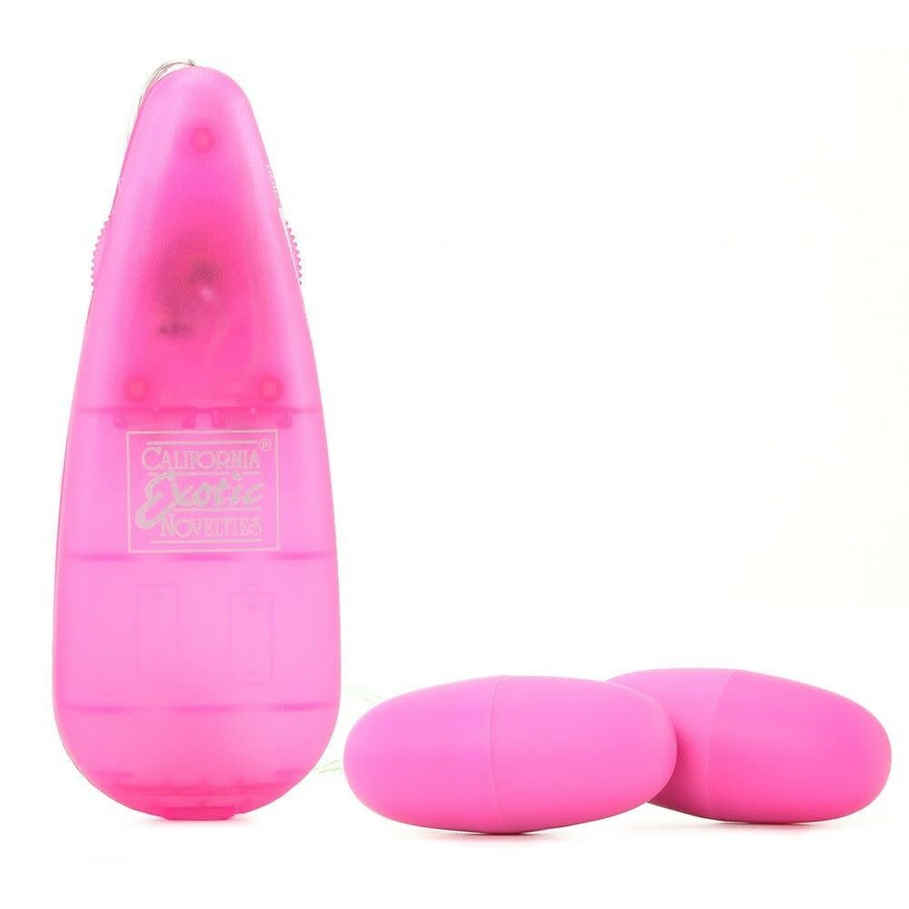 Pocket Exotics Vibrating Double Pink Passion Bullets