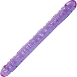 Crystal Jellies 18-inch Double Dildo - Purple