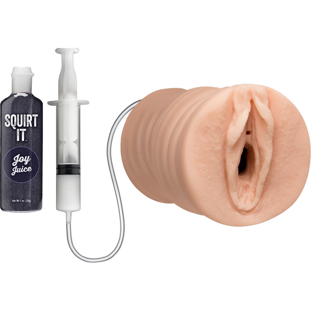 Squirt It - Squirting Pussy Stroker With Joy Juice - Vanilla