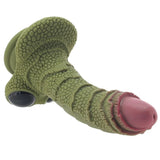 Creature Cocks - Swamp Monster Green Scaly Silicone Dildo