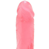 Crystal Jellies Ballsy Cock With Suction Cup 8-inch - Pink